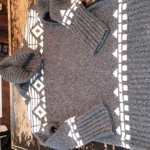 Banana Republic Brae Fair Isle Chunky Sweater M